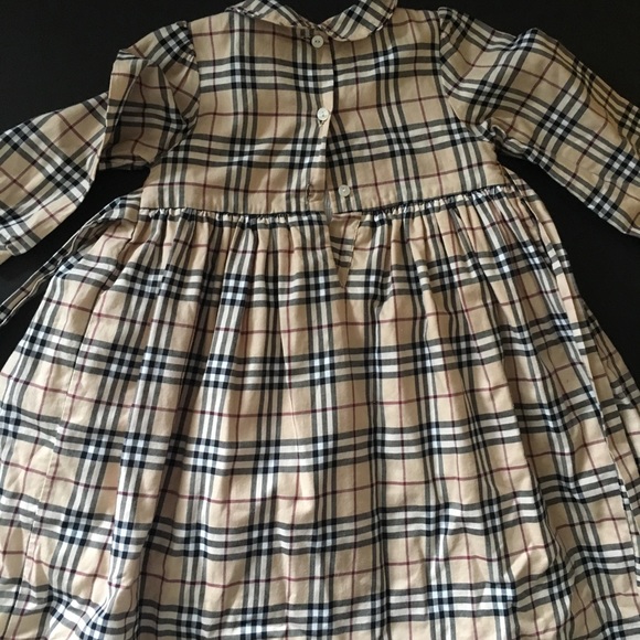 Vintage Burberry Smocked Dress - Picture 5 of 7